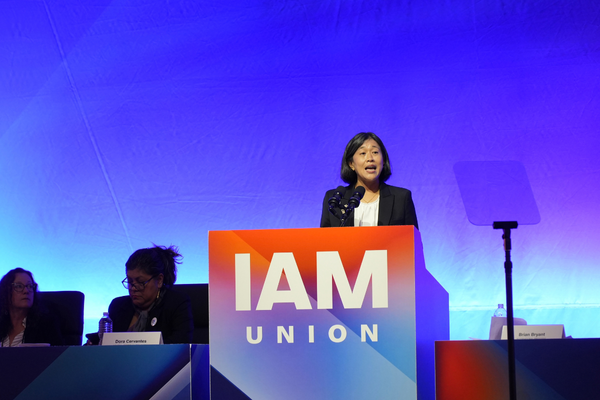 IAM Welcomes USTR Ambassador Tai to the 41st Grand Lodge Convention