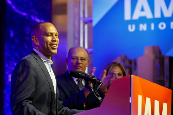 “When American Unions Are Strong, the United States of America is Strong” – Democratic Leader Hakeem Jeffries Voices Support for IAM Workers